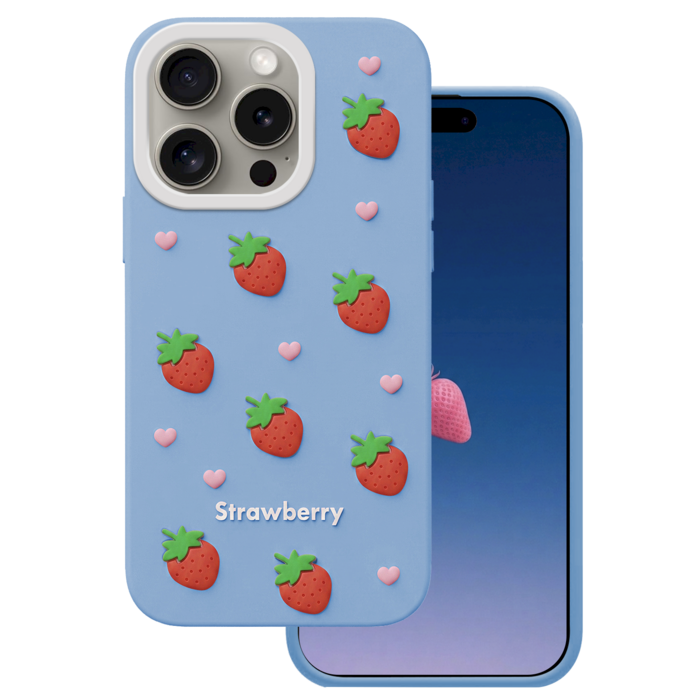 Mocco Strawberry Back Case Aizmugurējais apvalks