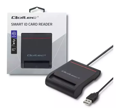 Qoltec Q-50642 Картридер ID карт USB 2.0 (50642)