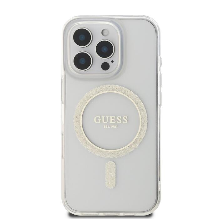 Guess IML Glitter Ring MagSafe Case