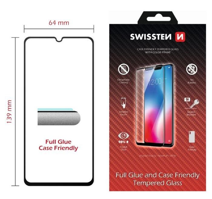 Swissten Full Face 5D Tempered Glass