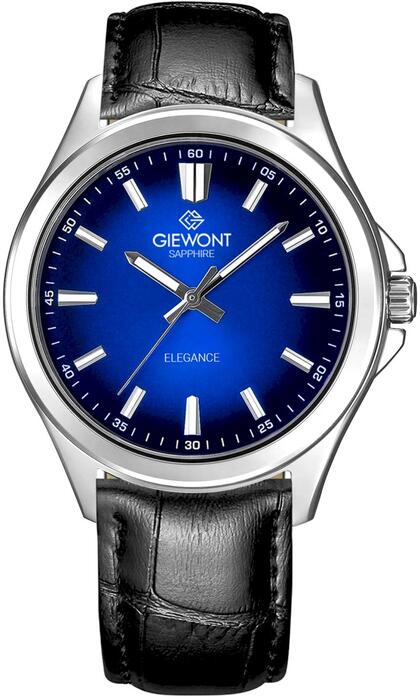 Giewont Elegance Sapphire Мужские часы GW5160-A6 / чёрный-синий (GW5160-A6)