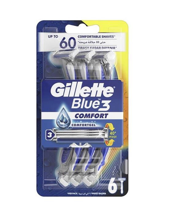 Gillette Blue3 Sensitive Comfort Vienreizlietojamie Skuvekļi