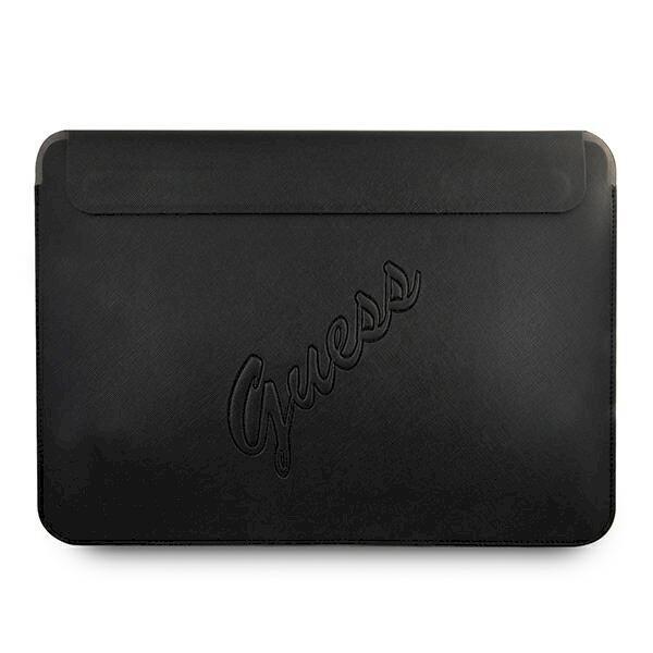 Guess Sleeve GUCS13PUSASBK Saffiano Script Klēpjdatora maciņš 13" / melns (GUCS13PUSASBK)