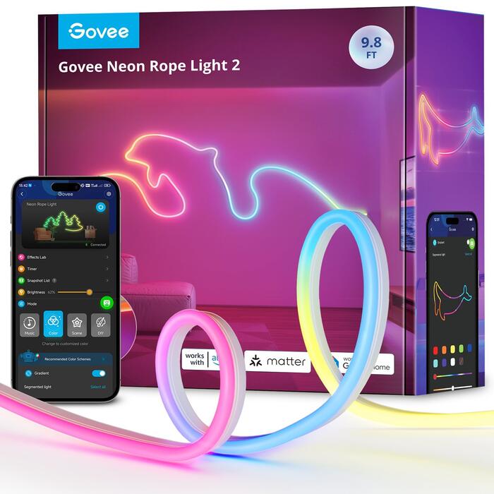 Govee H61D3 Neona LED lente Wi-Fi