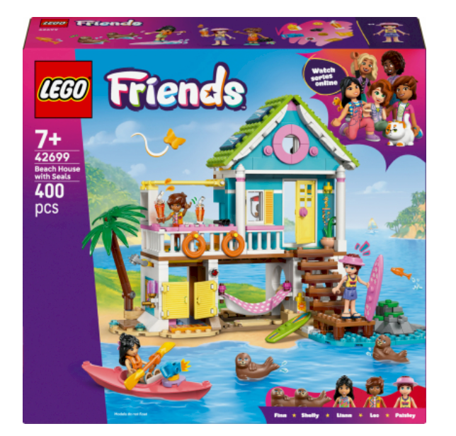 LEGO Friends 42699 Pludmales māja ar roņiem (42699)