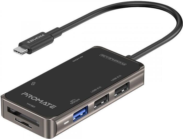 PROMATE PrimeHub-Lite USB-C Multimedia Hub /