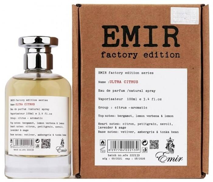 Emir Ultra Citrus Factory Edition Парфюм EDP 100 ml (6297784222139)