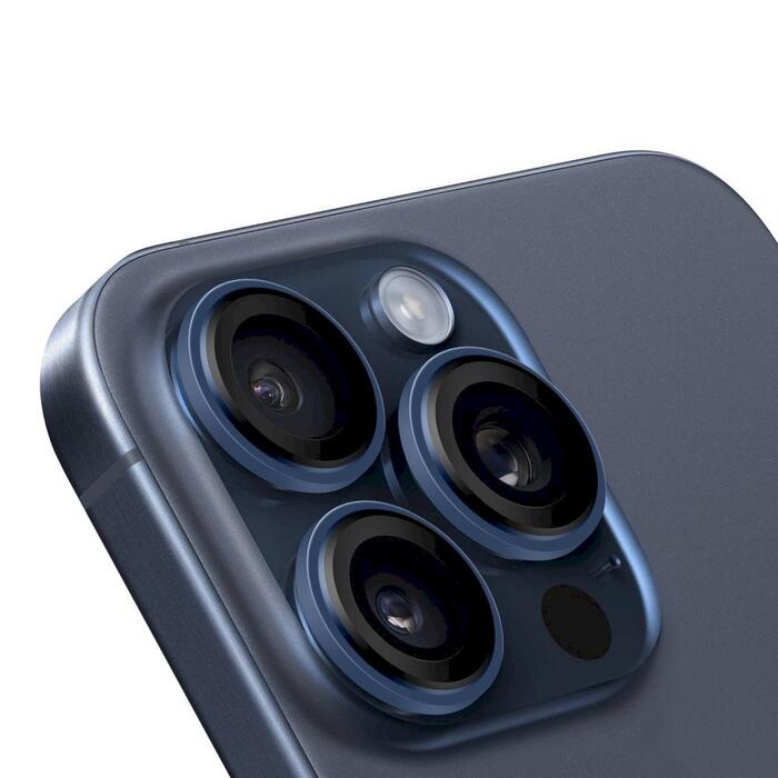 OBAL:ME Lens Protector Защита линз для Apple iPhone 15 Pro/15 Pro Max / титаново-синий (57983125792)