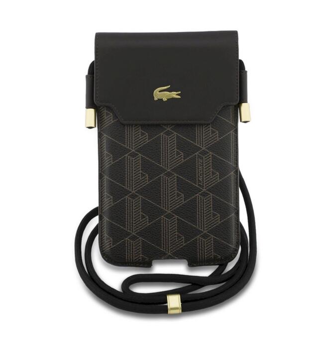 Lacoste PVC Blend Monogram Metal Logo