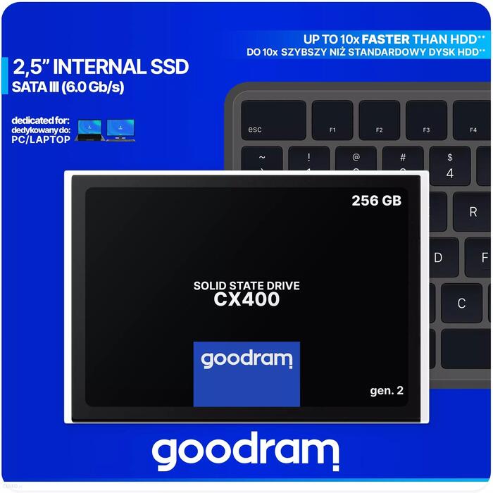 GOODRAM SSD CX400-G2 256GB 2,5&quot