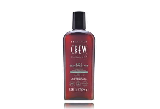American Crew Шампунь 3-in-1 Chamolie + Pine 250 ml (738678003381)