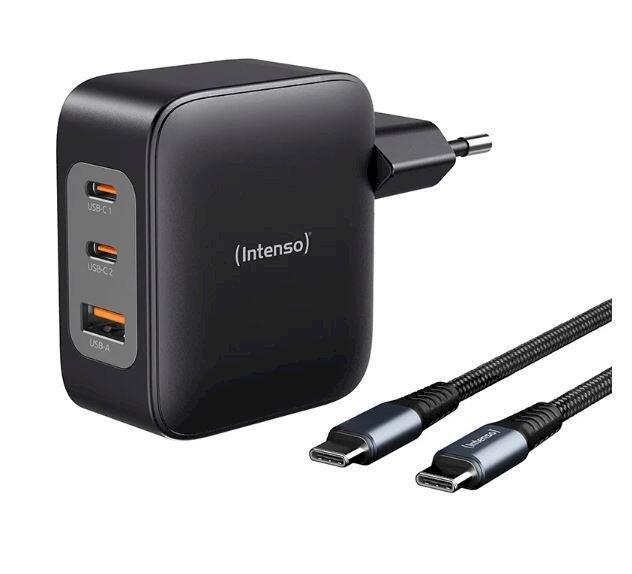 Intenso W100ACC+C520C Ātrās uzlādes Tīkla Lādētājs