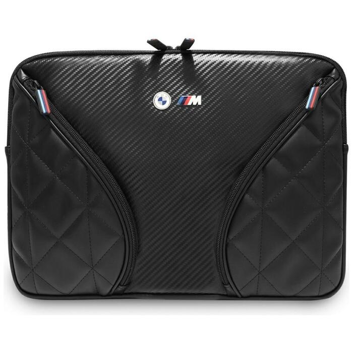 BMW Carbon Pockets & Metal Logo Sleeve Klēpjdatora apvalks 14" (BMCS14PCASEPOK)
