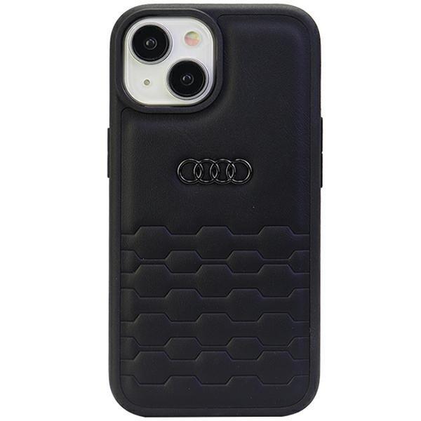 Audi GT Synthetic Leather Back Case Защитный Чехол для Apple iPhone 15 Plus (AU-TPUPCIP15M-GT/D2-BK)