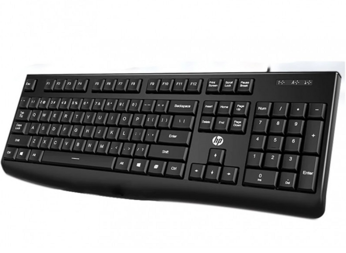 HP K200 Klaviatūrā USB ENG (K200BK)