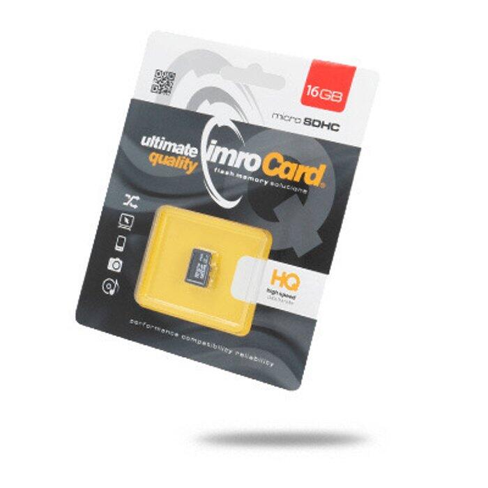 Imro Карта Памяти microSDHC 16GB / cl. 10 UHS-I / 10 MB/s (MicroSD10/16G UHS-I)