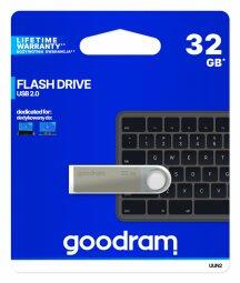 Goodram 32GB UUN2 USB 2.0 Флеш Память (UUN2-0320S0R11)