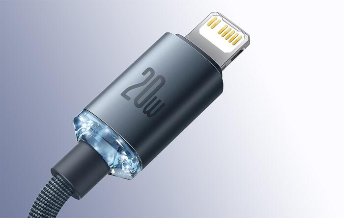 Baseus Crystal Shine USB-C uz Lightning