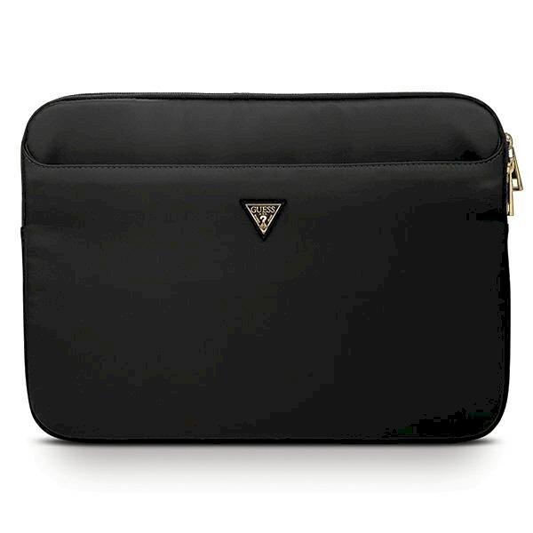 Guess Sleeve GUCS13NTMLBK Klēpjdatora maciņš 13" Nylon Triangle Logo / melns (GUCS13NTMLBK)