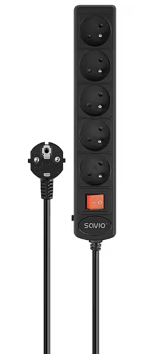 Savio LZ-18 Pagarinātājs 5 ligzdas 5m