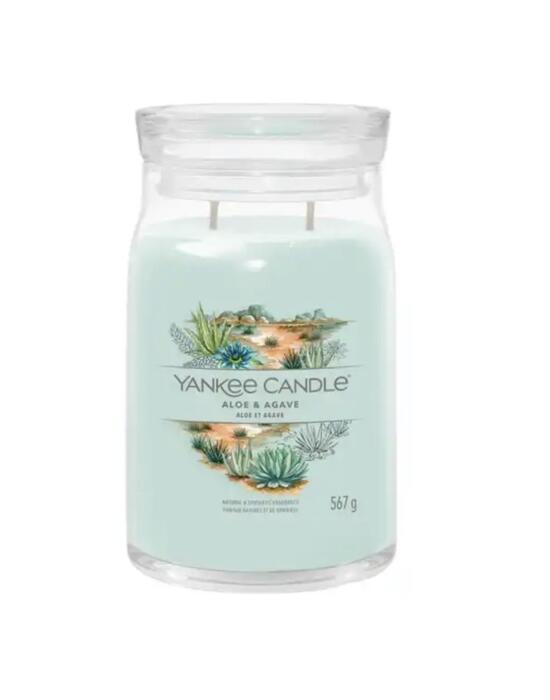 Yankee Candle Aromātiskā Svece Aloe & Agave 567g (5038581158778)