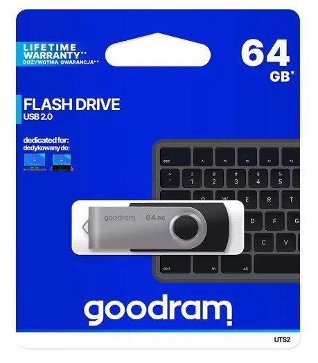 Goodram 64GB UTS2 USB 2.0 Флеш Память (UTS2-0640K0R11)