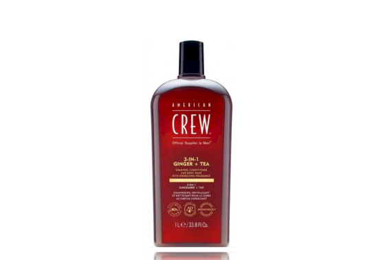 American Crew Шампунь 3-in-1 Ginger + Tea 1000 ml (738678003305)