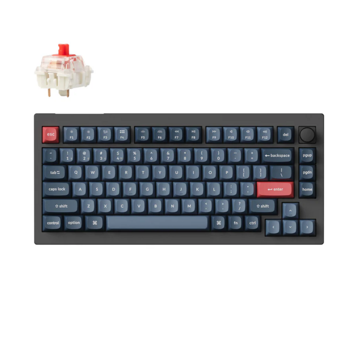 Keychron V1 MAX 75% Bezvadu Mehāniskā