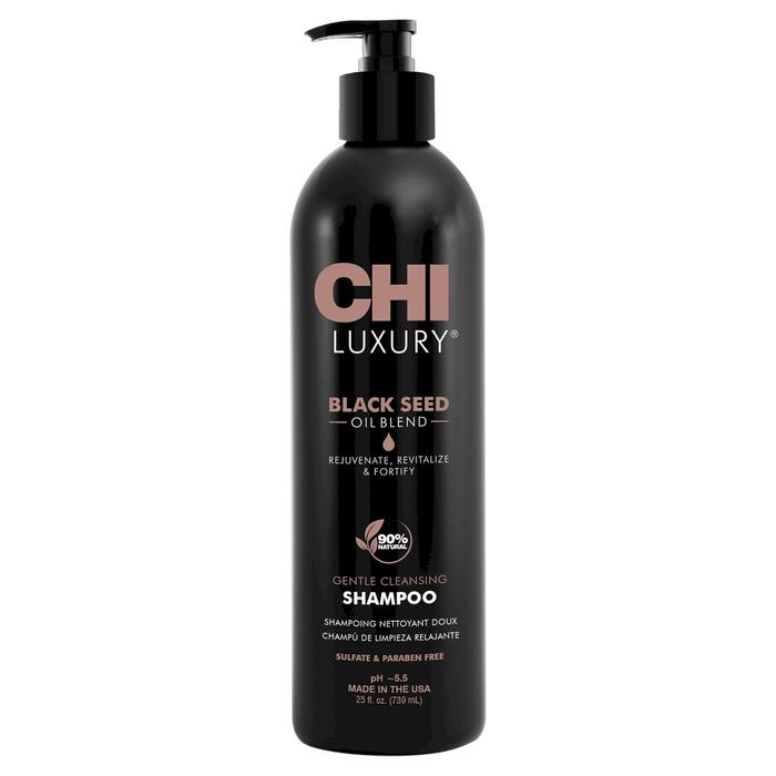 CHI Luxury Black Seed Oil Gentle Cleansing Shampoo Шампунь для бережного очищения 739 ml (633911788349)