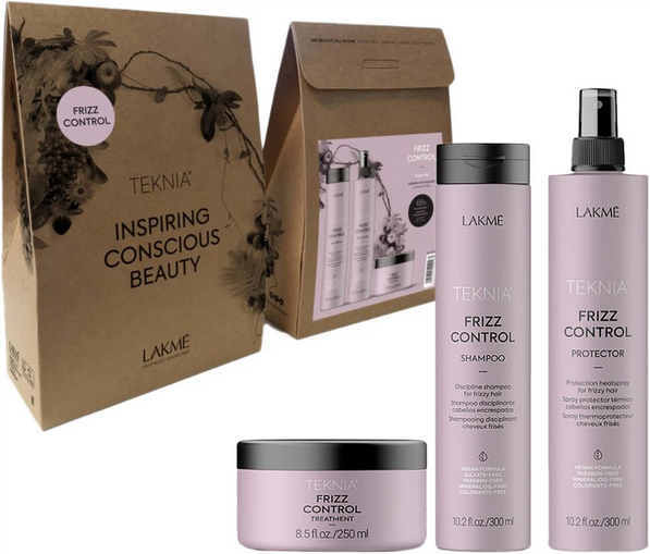 Lakmé Teknia Frizz Control Набор 300 ml / 300 ml / 250 ml (8429421444163)