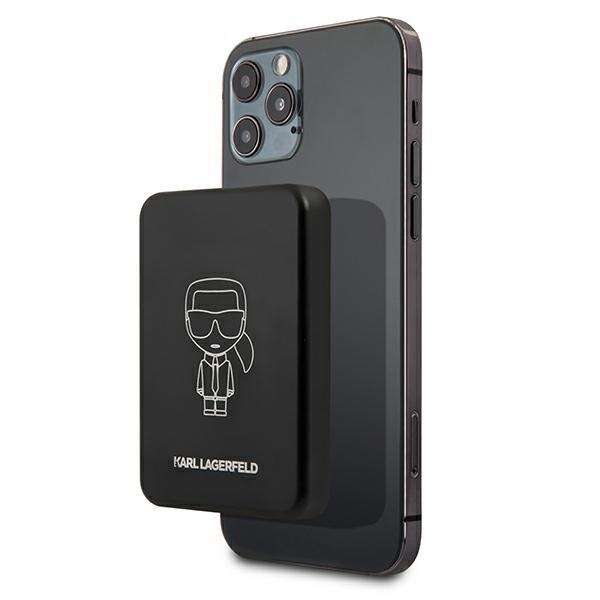 Karl Lagerfeld KLPBMSOIBK Powerbank MagSafe Переносная зарядная батарея 3000mAh (KLPBMSOIBK)