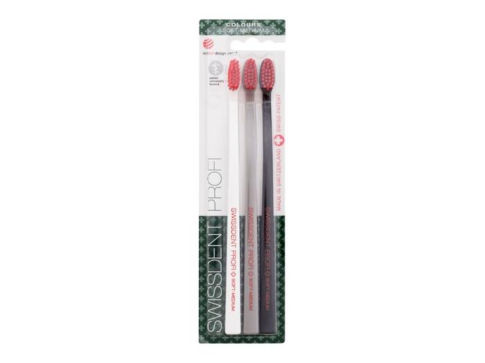 Swissdent Profi Toothbrush Zobu sukas 3pc