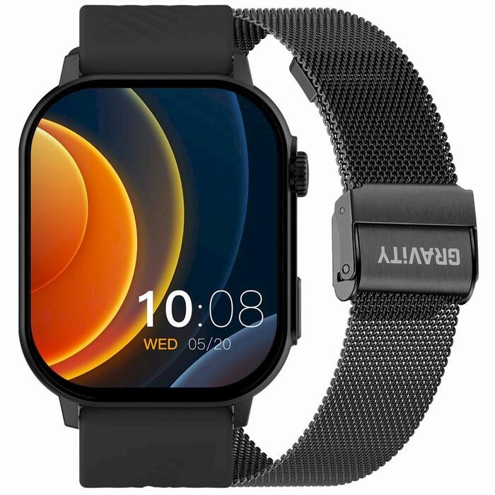 Smartwatch Gravity GT15-1 Silikona siksniņa +
