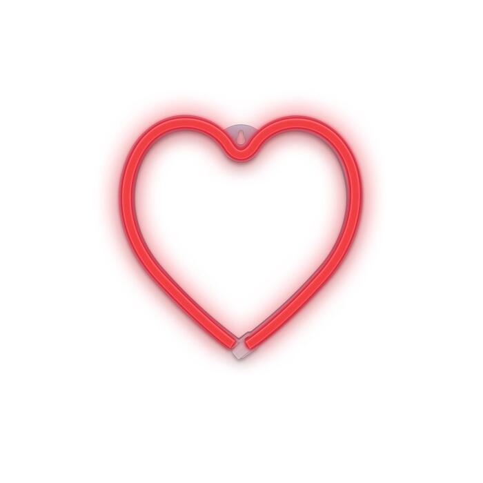 Forever Light FLNEO7 HEART Neon LED