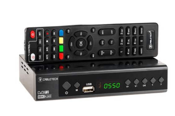 Cabletech DVB-T2 H.265 Digitālās TV Uztvērējs (URZ0336C)