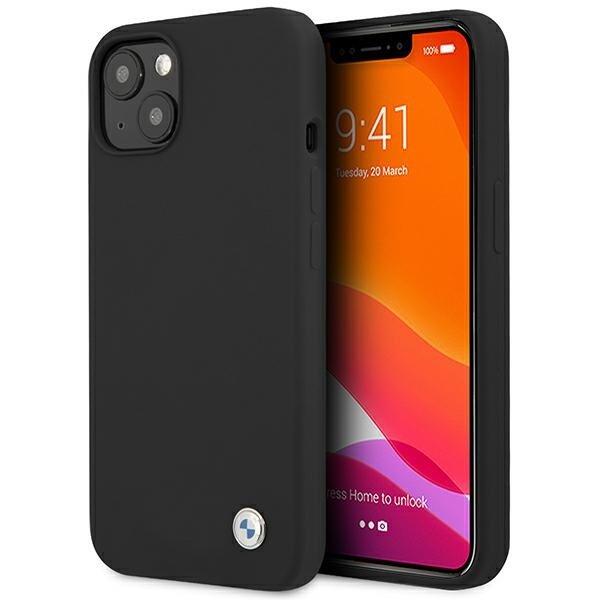 BMW BMHCP13SSILBK Hardcase Silicone Aizmugurējais Silikona