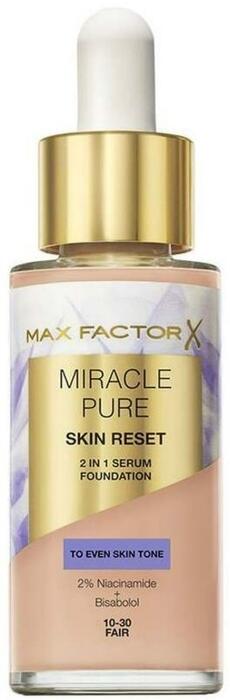Max Factor Miracle Pure Skin Reset 2in1 Serum Foundation 10-30 Fair Основа Под Макияж 30 ml (3616305711694)