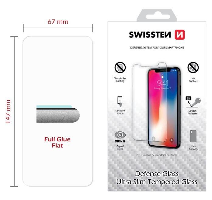 Swissten Ultra Slim Tempered Glass Premium
