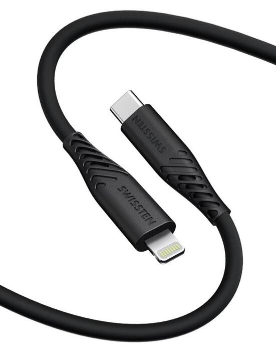 Swissten Soft Silicone USB-C - Lightning