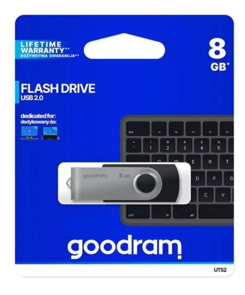 Goodram 8GB UTS2 USB 2.0 Флеш Память (UTS2-0080K0R11)