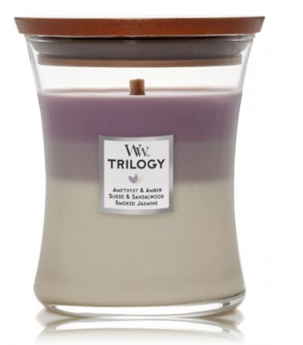 Woodwick Amethyst Sky Aromātiskā svece 275 g (5038581133256)