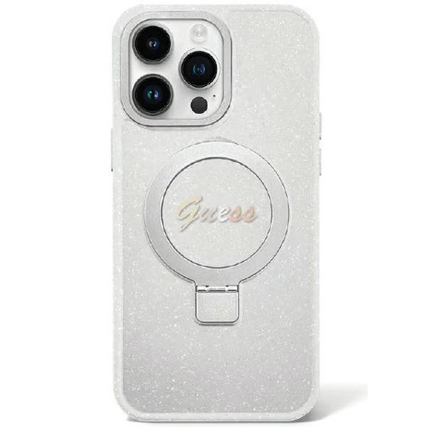 Guess Ring Stand Script Glitter MagSafe