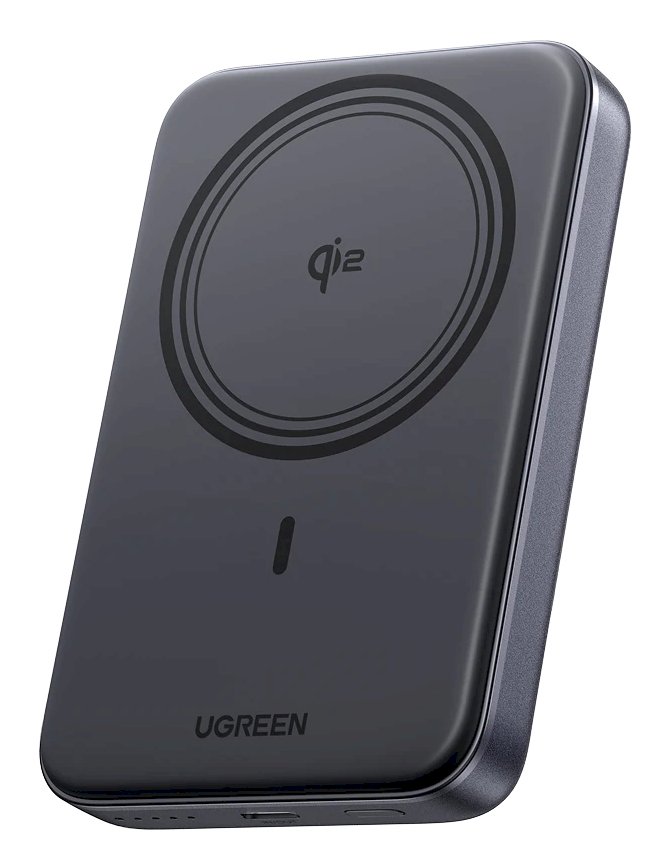 UGREEN 45763 Pārnēsājamā baterija 10000mAh ar bezvadu uzlādi / pelēks (UG-45763)