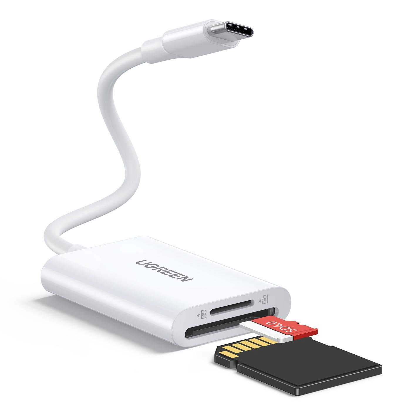 UGREEN 35506 Karšu lasītājs USB 3.2 Gen 1 Type-C / balts (UG-35506)