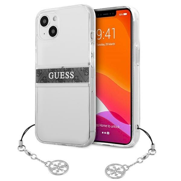 Guess GUHCP13SKB4GGR Hardcase 4G Aizsargapvalks priekš
