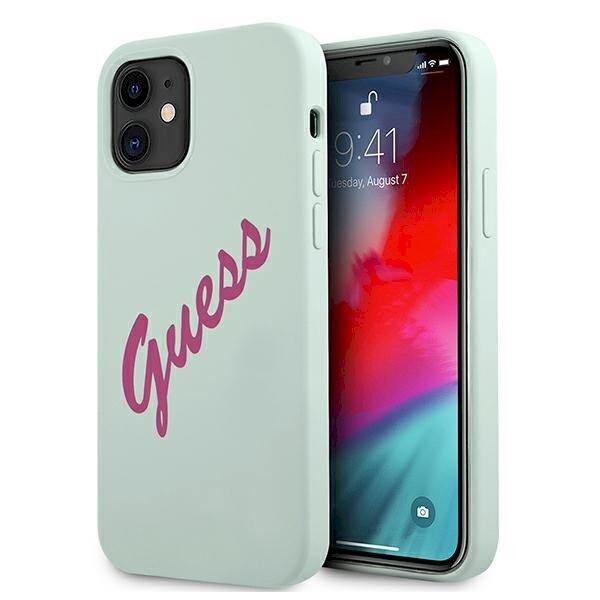 Guess GUHCP12SLSVSBF Silicone Vintage Hardcase Aizsargapvalks