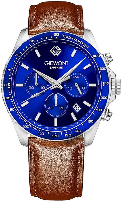 Giewont Chronograph Sapphire Vīriešu pulkstenis / brūni zils (GW3520-A5)