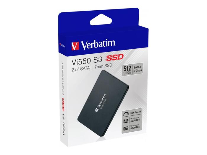 Verbatim Vi550 SSD Cietais Disks 512GB
