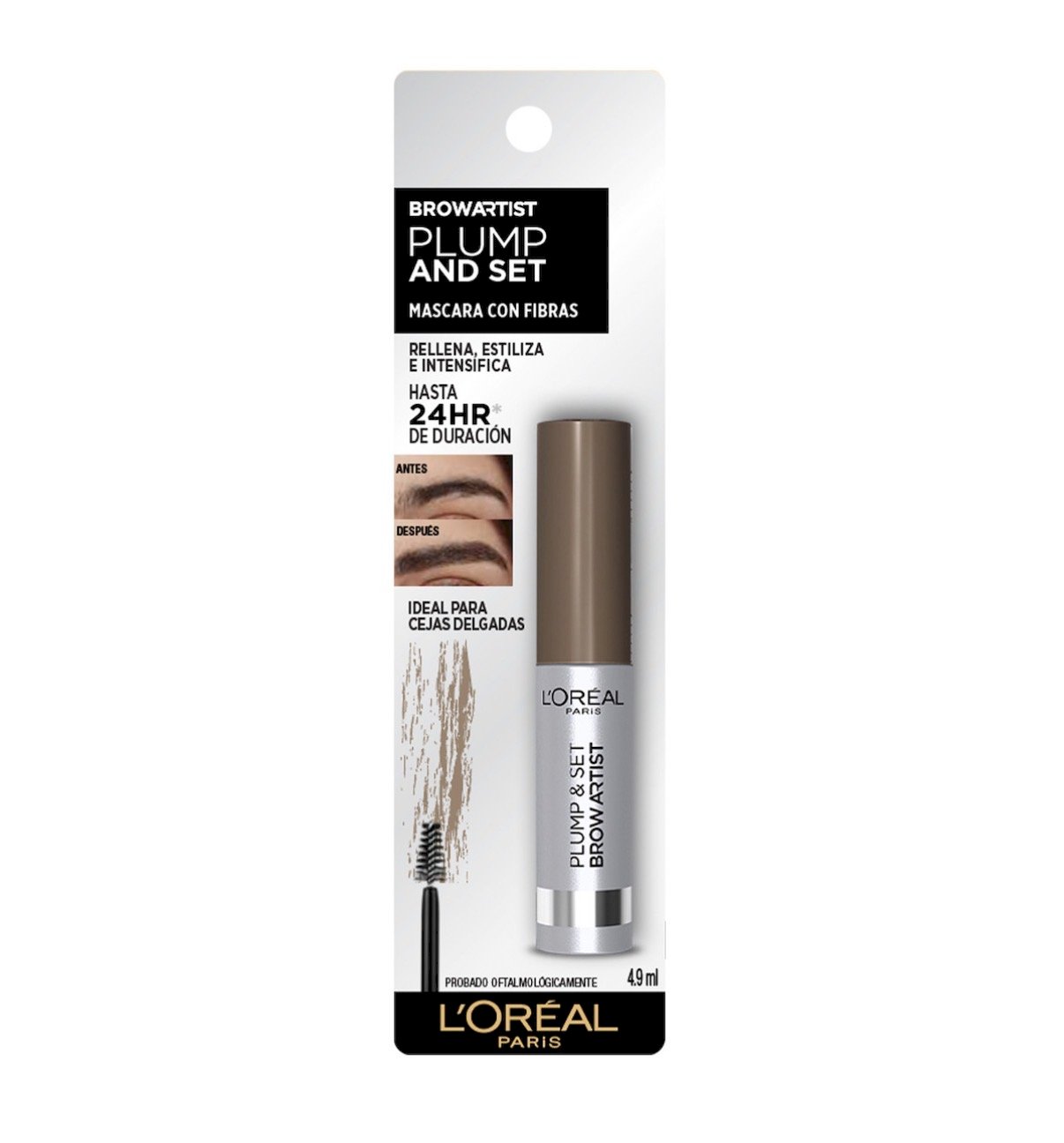 L’Oréal Paris Brow Artist Plump & Set Brow Гель для бровей 108 Dark Brunette 4,9ml (3600523755288)
