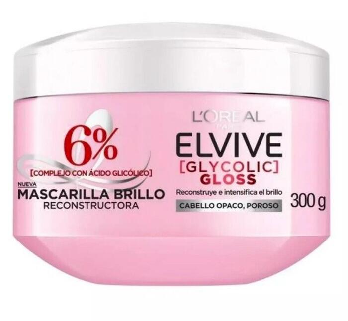 L'Oréal Paris Elseve Glycolic Gloss Разглаживающая маска 300 ml (3600524246839)